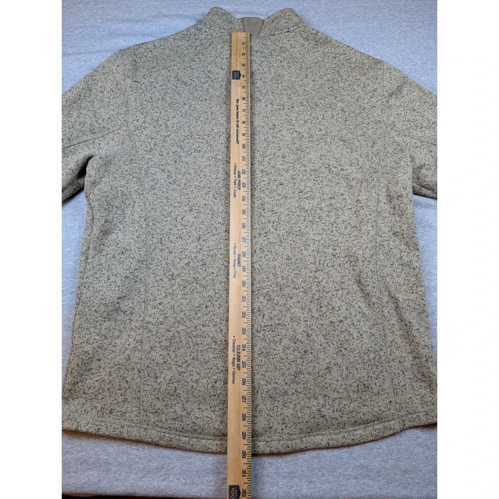 Badlands Galt Jacket Mens 2XL Oatmeal Heather Full Zip Fleece Sweater RN127615